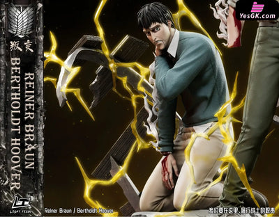 Attack On Titan Bertolt Hoover Reiner Braun Resin Statue - Light Team Studio [Pre - Order]