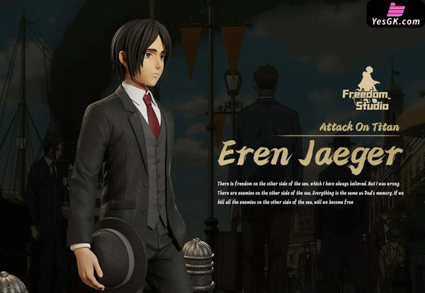 Attack On Titan Blazer Eren Yeager Statue - Freedom Studio [Pre-Order]