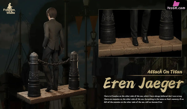 Attack On Titan Blazer Eren Yeager Statue - Freedom Studio [Pre-Order]