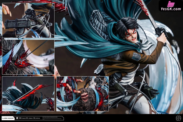 Attack on Titan Captain 2.0 Ackerman Levi VS Zeke GK Statue - Hertz Studio [In-Stock] - Full Payment - Attack on Titan