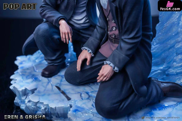 Attack on Titan Character Arc 002 Father is kind and son is filial Eren & Grisha GK Statue - POP.ART Studio [In-Stock]