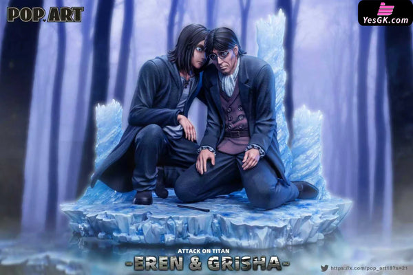 Attack on Titan Character Arc 002 Father is kind and son is filial Eren & Grisha GK Statue - POP.ART Studio [In-Stock]