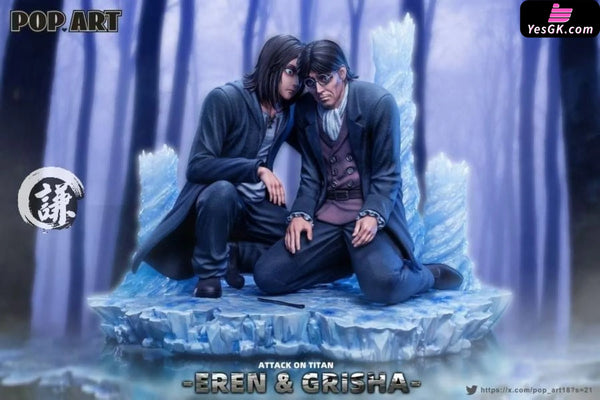 Attack on Titan Character Arc 002 Father is kind and son is filial Eren & Grisha GK Statue - POP.ART Studio [In-Stock]