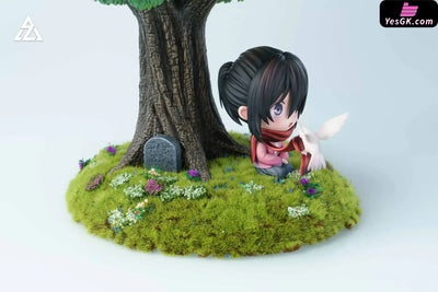 Attack on Titan Chibi Mikasa Under the Tree Statue - AZ Studio [In-Stock] - Attack on Titan