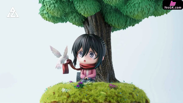Attack on Titan Chibi Mikasa Under the Tree Statue - AZ Studio [In-Stock] - Attack on Titan