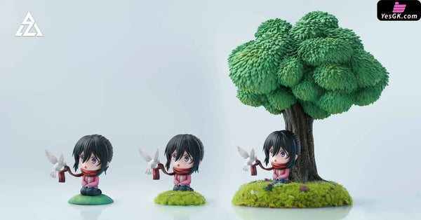 Attack on Titan Chibi Mikasa Under the Tree Statue - AZ Studio [In-Stock] - Attack on Titan