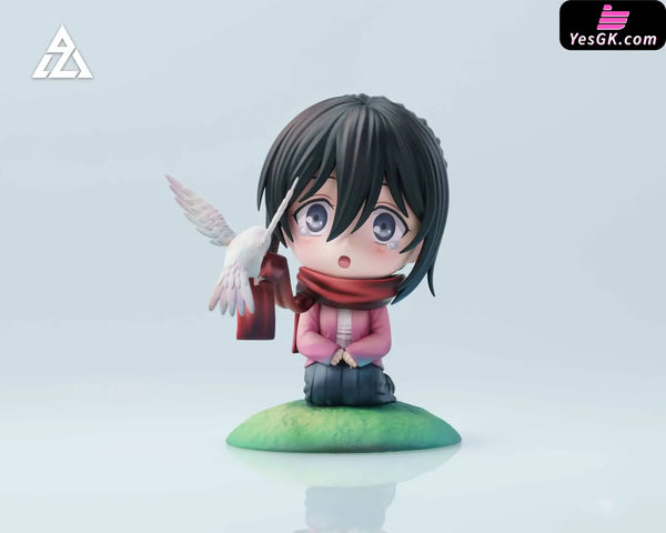Attack on Titan Chibi Mikasa Under the Tree Statue - AZ Studio [In-Stock] - Full Payment / A Normal Base - Attack on
