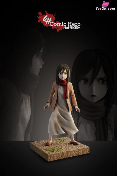 Attack On Titan Childhood Mikasa Ackerman Resin Statue - Comic Hero Studio [Pre-Order]