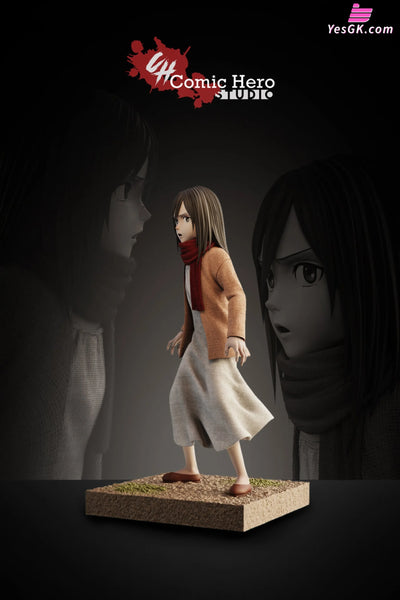 Attack On Titan Childhood Mikasa Ackerman Resin Statue - Comic Hero Studio [Pre-Order]