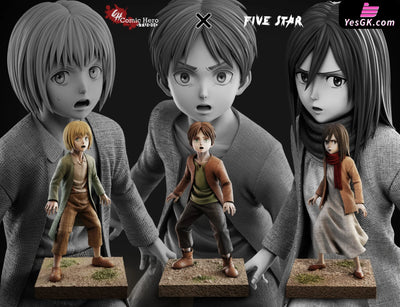 Attack On Titan Childhood Mikasa Ackerman Resin Statue - Comic Hero Studio [Pre-Order]