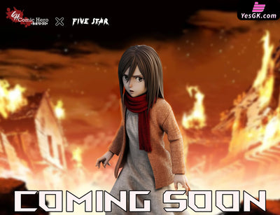 Attack On Titan Childhood Mikasa Ackerman Resin Statue - Comic Hero Studio [Pre-Order]