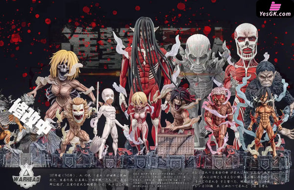 Attack On Titan Colossal Eren Jaeger Resin Statue - Warhead Studio [Pre-Order]