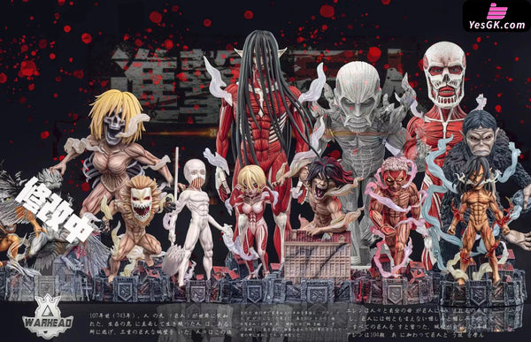 Attack On Titan Colossal Eren Jaeger Resin Statue - Warhead Studio [Pre-Order]