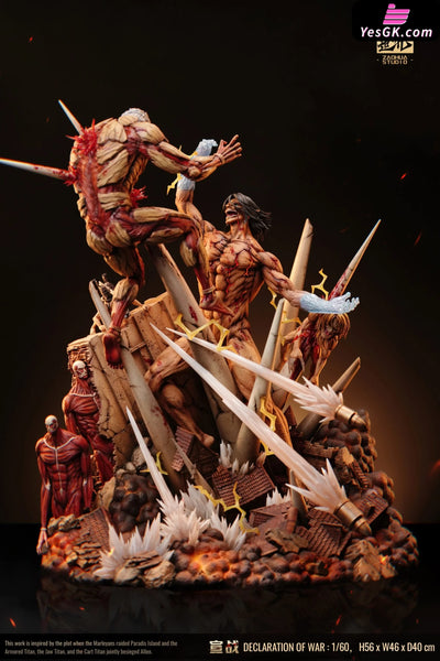 Attack On Titan Eren Jaeger Resin Statue - Zao Hua Studio [Pre-Order] Deposit / Collector’s Edition