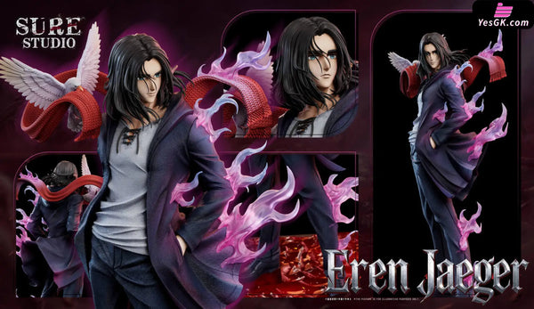 Attack on Titan Eren Jaeger Statue - Sure Studio