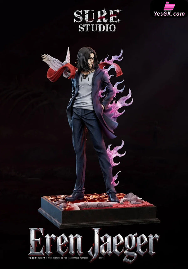 Attack on Titan Eren Jaeger Statue - Sure Studio
