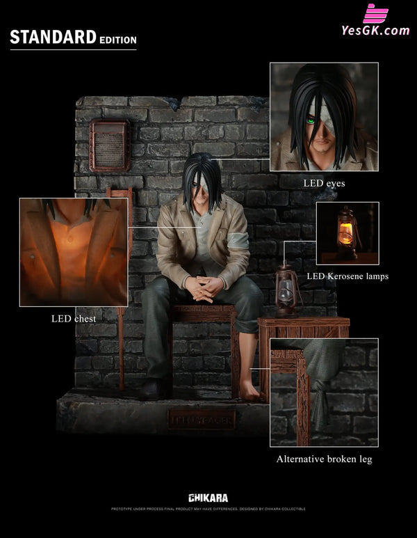 Attack On Titan Eren Yeager And Resin Statue - Chikara Studio [In-Stock] Full Payment / Standard