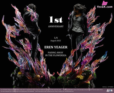 Attack On Titan Eren Yeager In The Flower Sea Resin Statue - Typical Scene Studio [Pre-Order] On