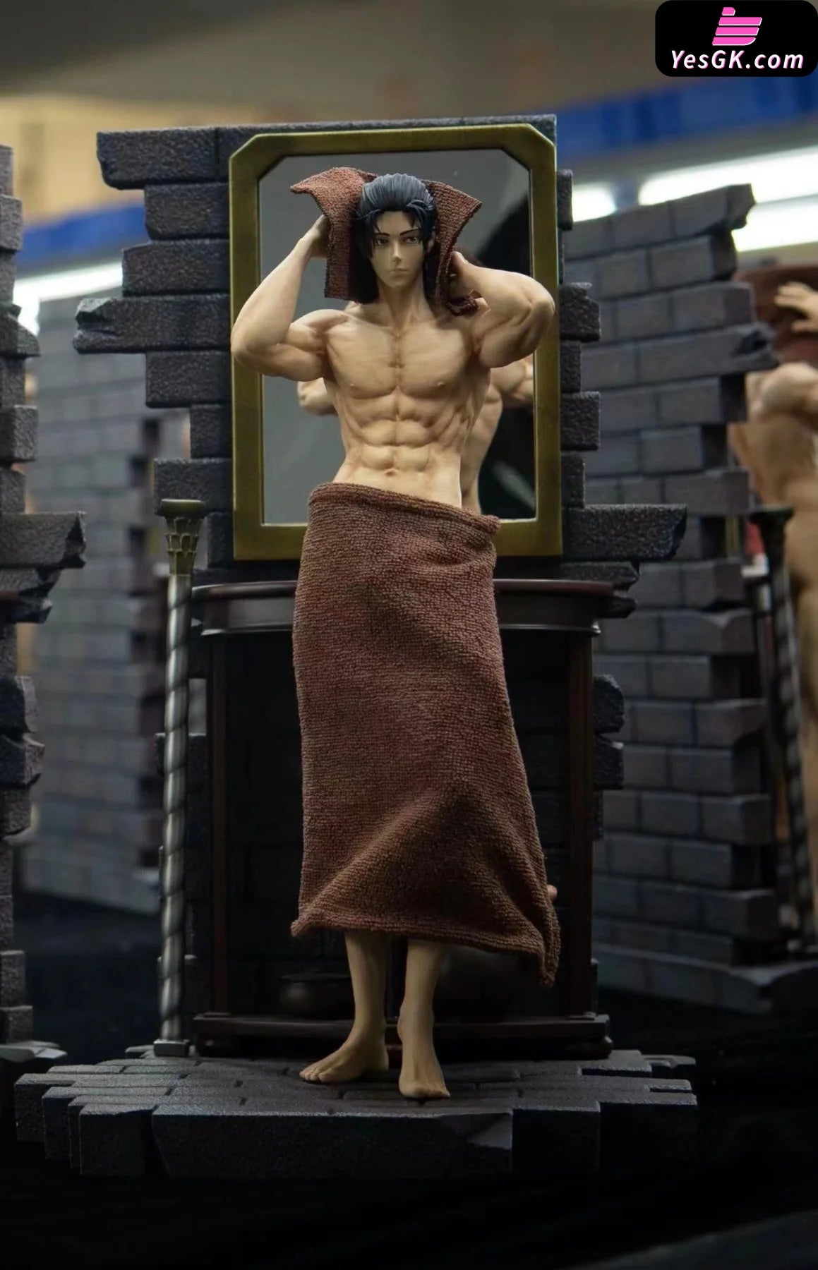 Attack On Titan Eren Yeager Out Of The Bath Resin Statue - Banana Studio [In Stock]