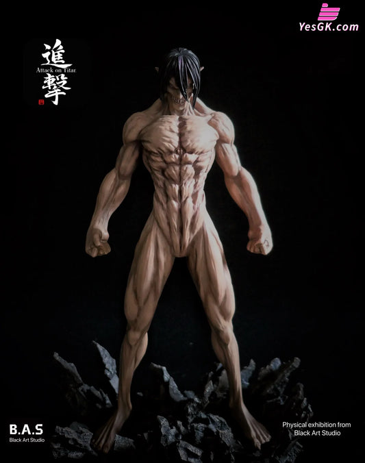 Attack On Titan - Eren Yeager Resin Statue Black Art Studio [In Stock]