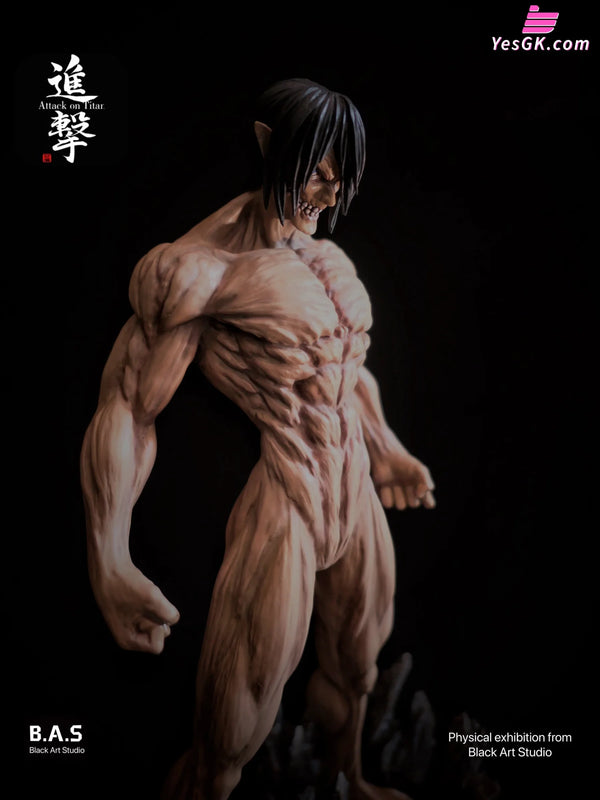 Attack On Titan - Eren Yeager Resin Statue Black Art Studio [In Stock]