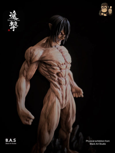 Attack On Titan - Eren Yeager Resin Statue Black Art Studio [In Stock]