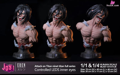 Attack On Titan Eren Yeager Resin Statue - Joy Station Collectibles [Pre-Order Closed] On