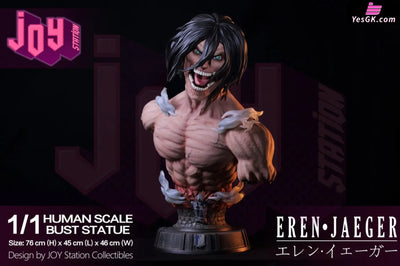 Attack On Titan Eren Yeager Resin Statue - Joy Station Collectibles [Pre-Order Closed] On