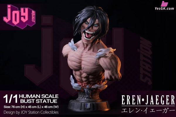 Attack On Titan Eren Yeager Resin Statue - Joy Station Collectibles [Pre-Order Closed] On