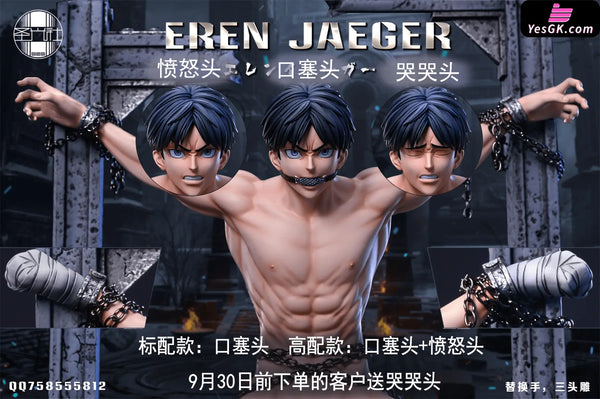 Attack On Titan Eren Yeager Resin Statue - Sgs Studio [Pre-Order Closed] On
