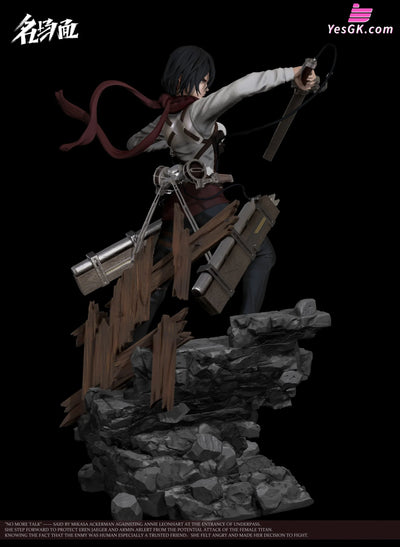 Attack On Titan Famous Scene #10 Mikasa Drawing The Sword Statue - Typical Studio [Pre - Order]