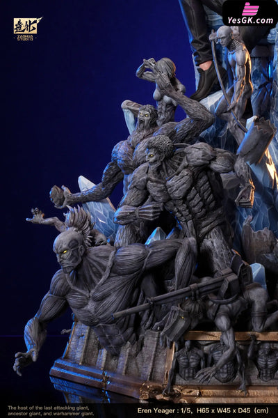Attack On Titan Giant #1 Eren Yeager Throne Resin Statue - Zaohua Studio [Pre-Order]