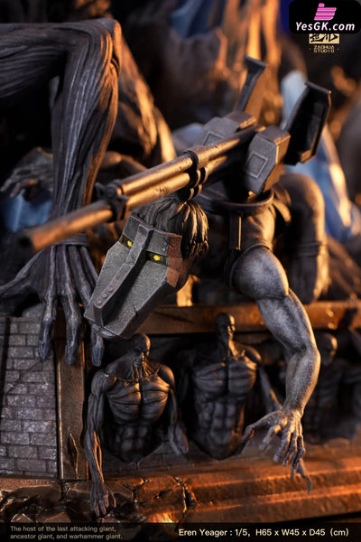 Attack On Titan Giant #1 Eren Yeager Throne Resin Statue - Zaohua Studio [Pre-Order]
