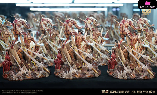 Attack on Titan GIANT BATTLE SERIES Declaration Of War Resin Statue - ZAO HUA Studio [In-Stock] Attack on Titan