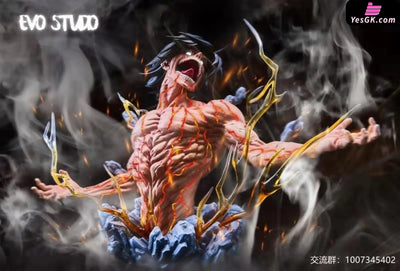 Attack on Titan - Giant Eren Yeager Half-Portrait Statue - EVO Studio [In-Stock] Full Payment / Solid Color Attack on