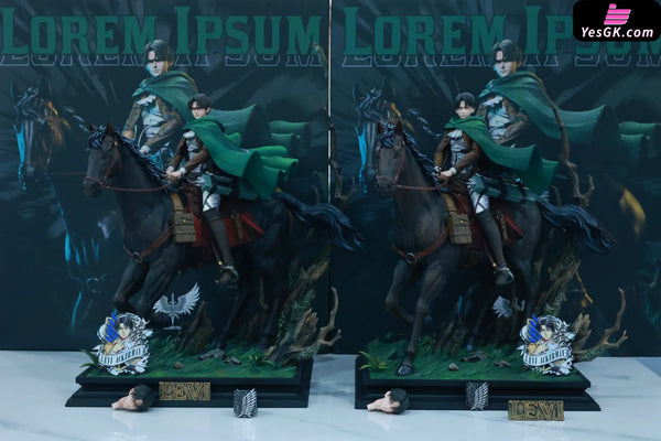 Attack on Titan Go Captain Levi GK Statue - Saoirse Studio [In-Stock] - Full Payment - Attack on Titan