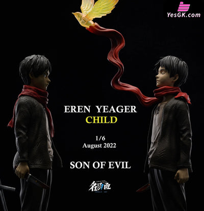 Attack On Titan Kid Eren Yeager Resin Statue - Typical Scene Studio [Pre-Order] On