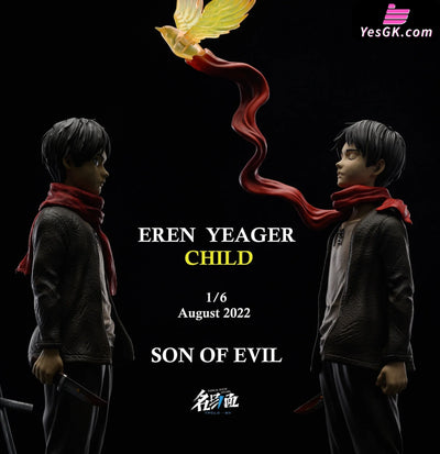 Attack On Titan Kid Eren Yeager Resin Statue - Typical Scene Studio [Pre-Order] On
