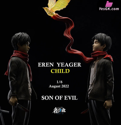 Attack On Titan Kid Eren Yeager Resin Statue - Typical Scene Studio [Pre-Order] On