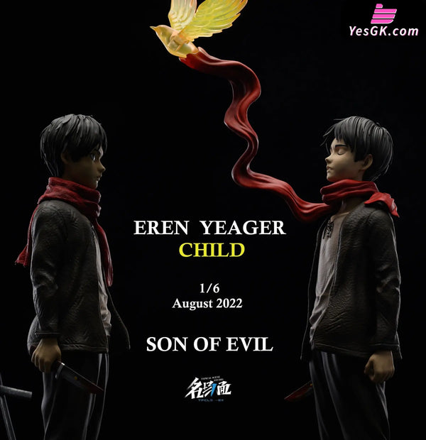 Attack On Titan Kid Eren Yeager Resin Statue - Typical Scene Studio [Pre-Order] On