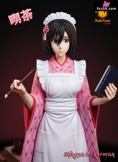 Attack on Titan Kissaten Mikasa Statue - Model Power Studio
