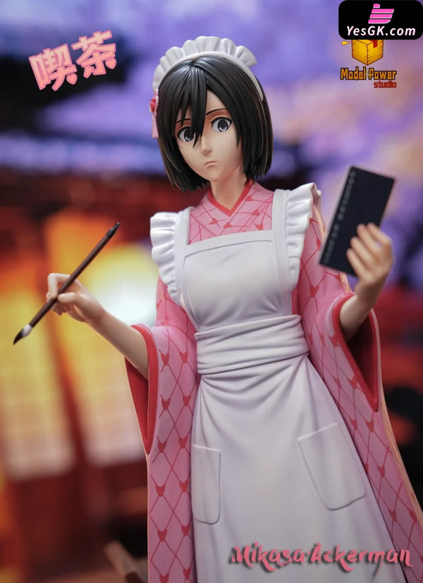Attack on Titan Kissaten Mikasa Statue - Model Power Studio