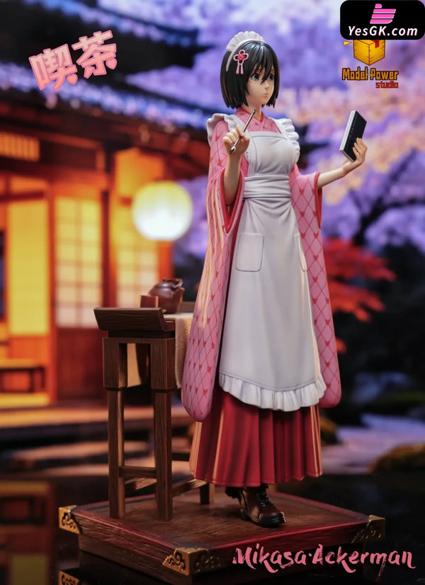 Attack on Titan Kissaten Mikasa Statue - Model Power Studio