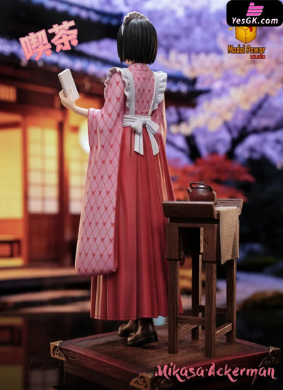 Attack on Titan Kissaten Mikasa Statue - Model Power Studio