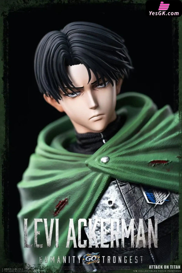 Attack on Titan Levi Ackerman Battle Statue - GO FIGURE Studio