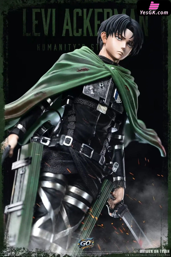 Attack on Titan Levi Ackerman Battle Statue - GO FIGURE Studio