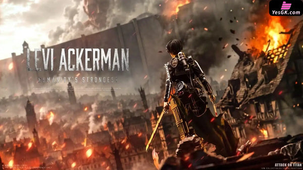 Attack on Titan Levi Ackerman Battle Statue - GO FIGURE Studio