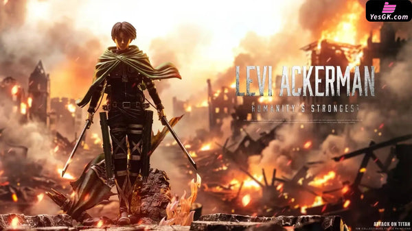 Attack on Titan Levi Ackerman Battle Statue - GO FIGURE Studio