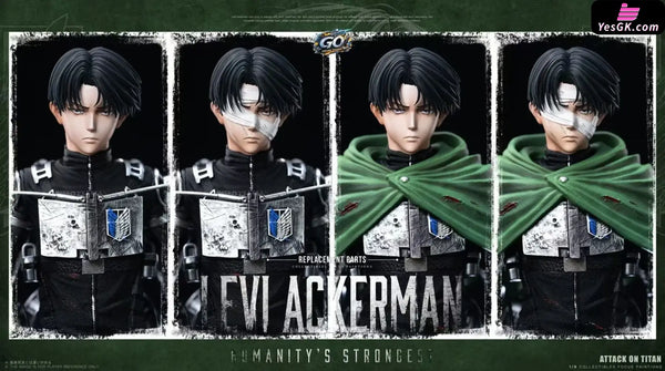 Attack on Titan Levi Ackerman Battle Statue - GO FIGURE Studio