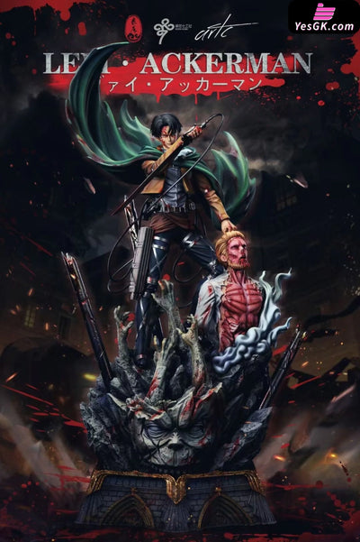 Attack On Titan Levi Ackerman Carrying Zeke Yeager Resin Statue - Lc Studio [In Stock] Attackontitan